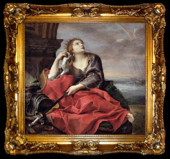 framed  Andrea Sacchi The Death of Dido, ta009-2
